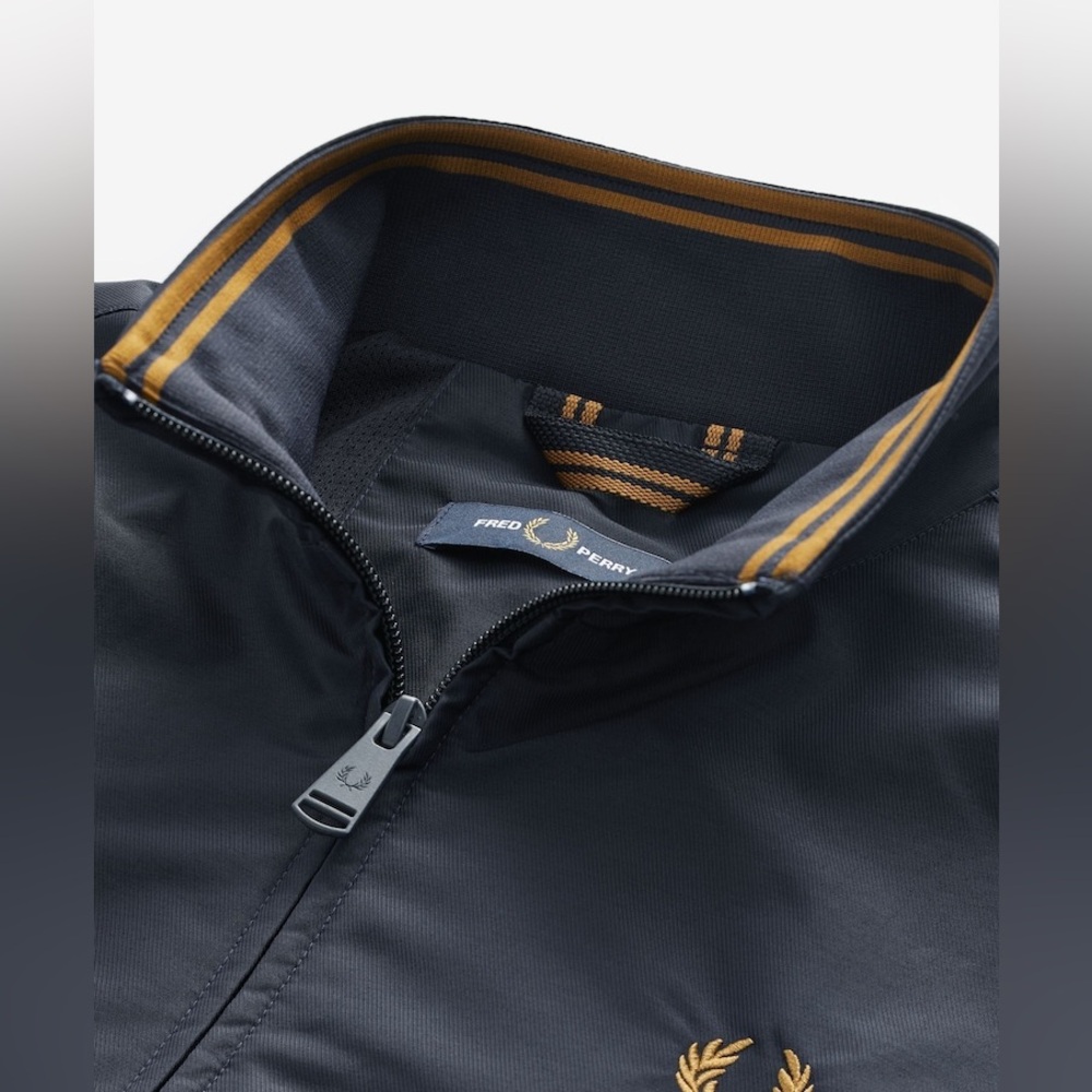 Fred Perry Brentham tennis club navy jacket size large - Picture 10 of 16
